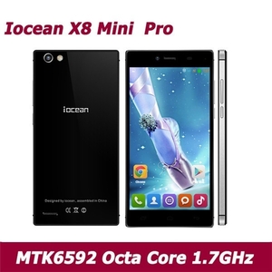 Original Iocean x8 mini pro Cellphones w/ MTK6592 Octa Core 1.7ghz And