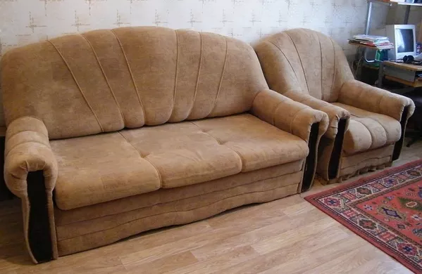 Мягкие кресло+диван,  дешево,  срочно